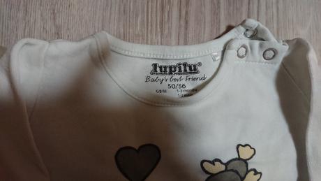 3 ks tričko s dlhým rukávom, lupilu,56