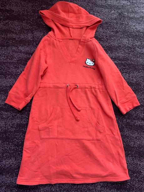 Mikinové šaty hello kitty, 134