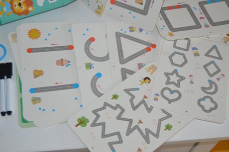 Montessori hračka na kreslenie sada 64 kusov,