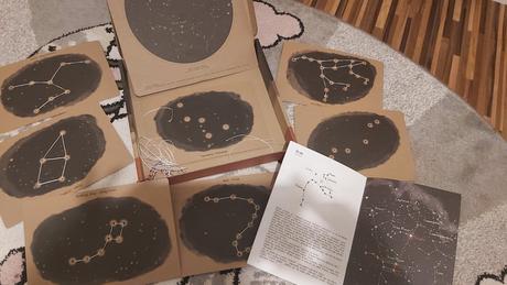 Súhvezdia- vyšívanie svietiacou niťou, 