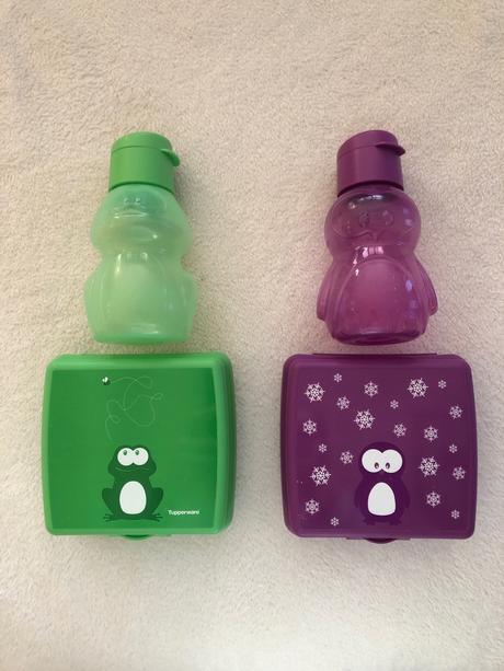 Tupperware flaska a box 2 ks,