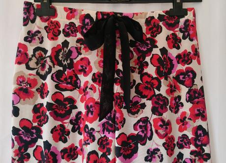 Elastické nohavice na leto farebný vzor, george, george,l