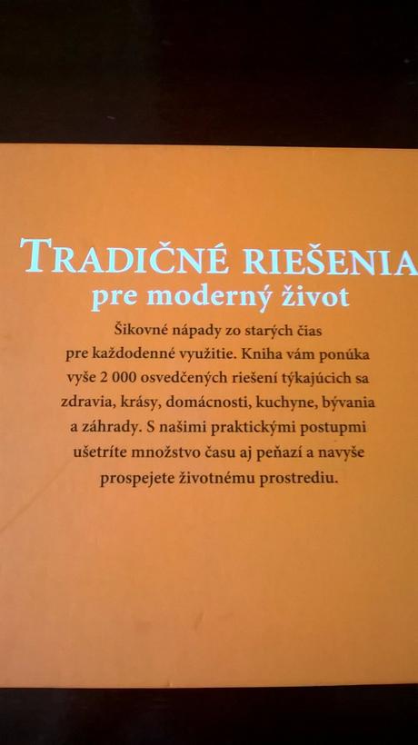 Tradicne riesenia pre moderny zivot,