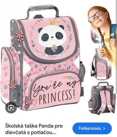 Školská taška panda, 