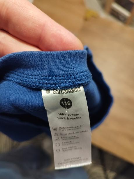 Tričko s dlhým rukávom zn. garnamama v. 116, 116