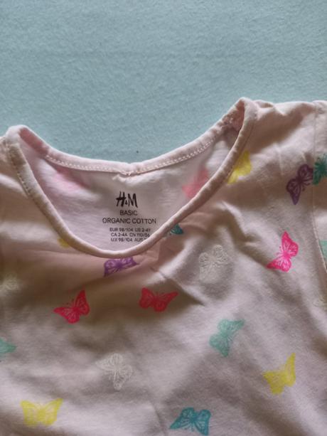 Letné šaty vel.98/104, h&m,98