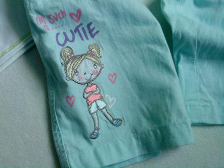 Tričko a nohavice s dievčatkom, 92