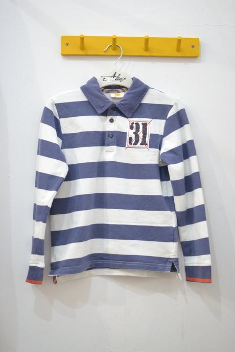 Detské pásikavé tričko 122/128, 122