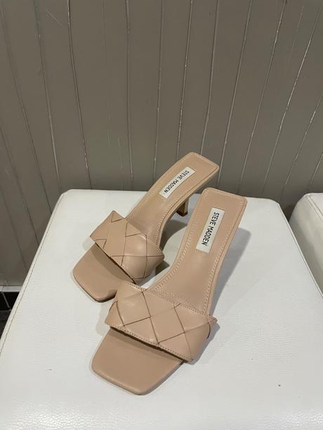 Sandálky/šlapky na podpätku, steve madden, vel. 38, steve madden,38