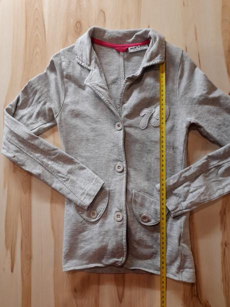 Kabátik pre štíhle dievčatko, 128