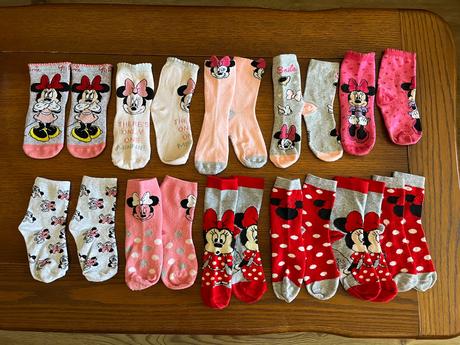 Minnie mouse ponožky 10 párov veľ. 27-30, disney,27