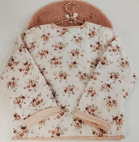 Newbie prešívaná bundička s kvetinovým vzorom, newbie,122 / 128