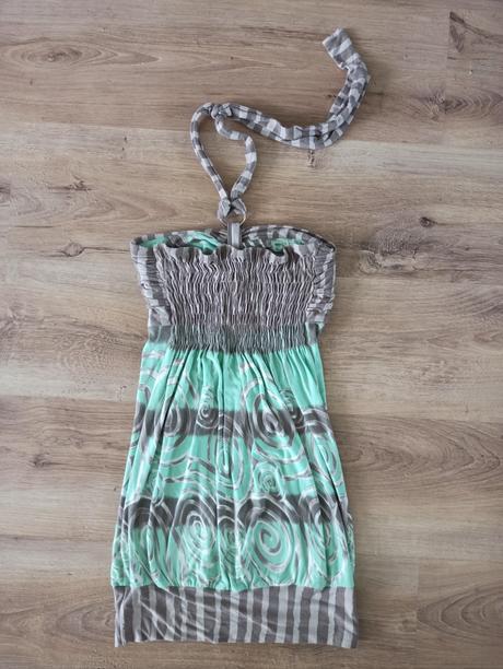 Zelené letné šaty, s