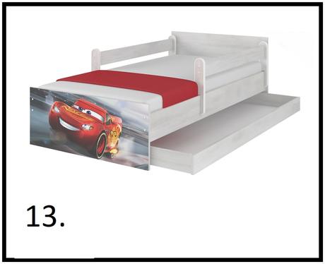 Detská posteľ disney komplet celá 17 vzorov, šírka (cm): 90,dĺžka (cm): 180