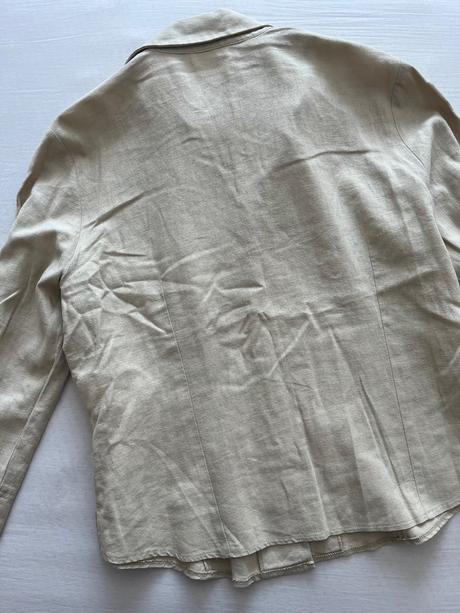 Ľanová vyšívaná košeľa vel.46/l-xl, xl