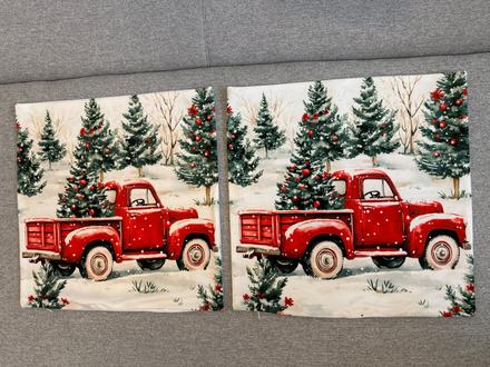 Vianočné obliečky na vankúš,