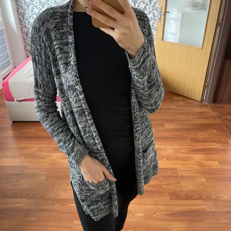 Čiernobiely kardigán, tally weijl,m
