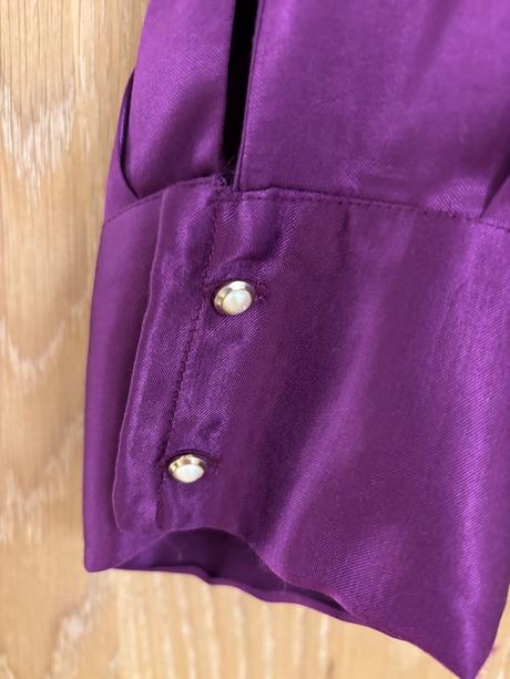 Viskozova bluzka zara s perlou, zara,m