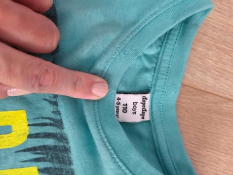 Balík tričká 7ks veľ.110/116, h&m,110