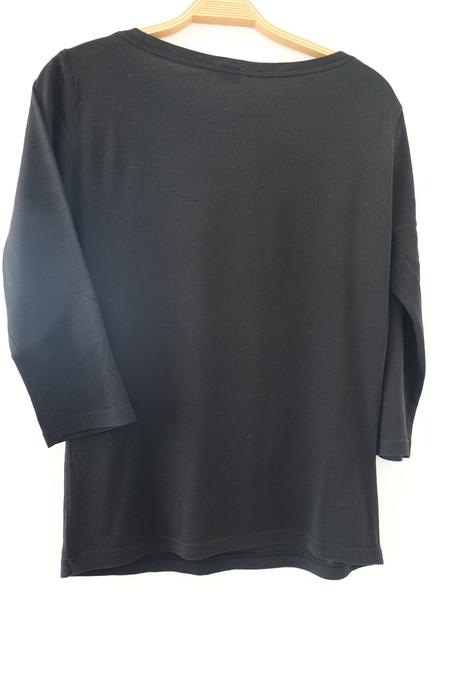 Čierne tričko 3/4 rukávom, f&f,40