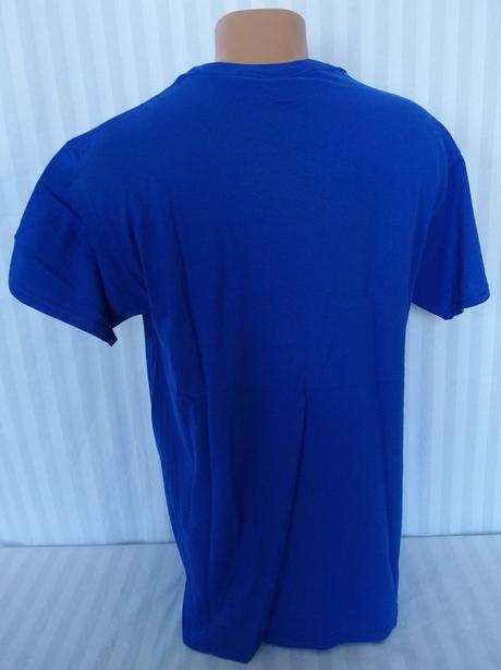 Pánske tm. modré tričko road monster, hanes, xxl, xxl