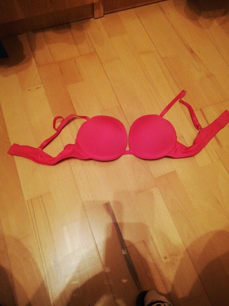 Cyklamenova podpraenka push up 75a, new look,75a