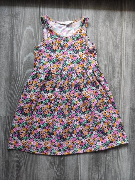 Letné šaty, top stav, h&m,122