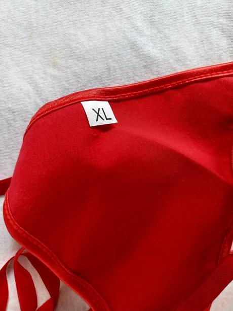 Červený korzet, xl
