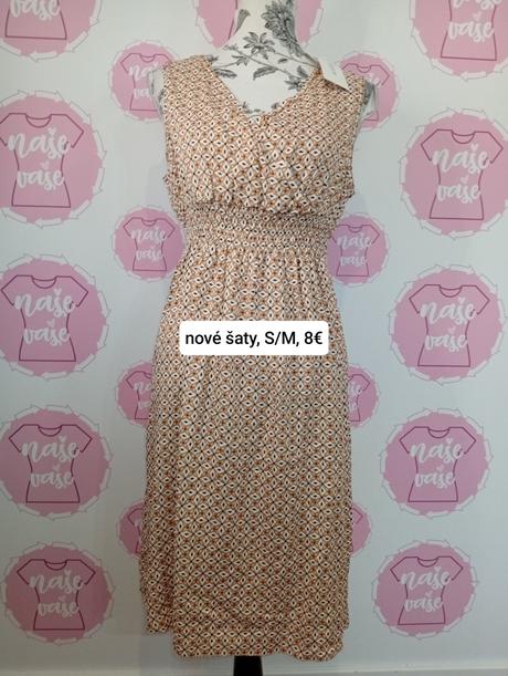Nové šaty s/m, m / s