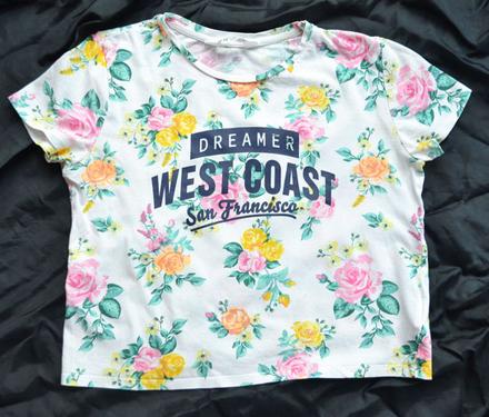 Kvietkované tričko hm v 152, h&m,152