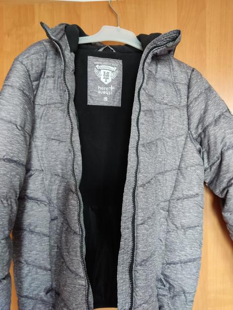 Šeda zimná bunda c&a v. 158, c&a,158