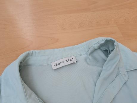 Bledozelená košeľa laura kent 48, laura ashley,48