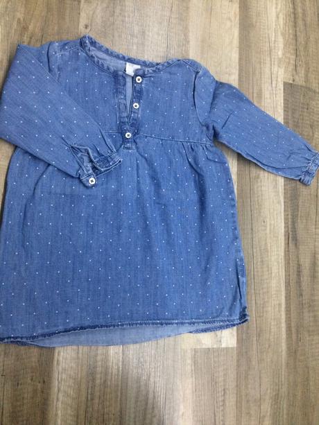 Dzinsova tunika, h&m,92