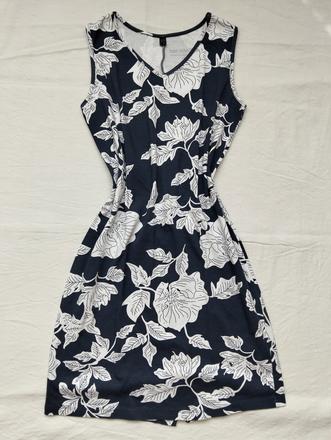 Šaty bielo modré, bonprix,40