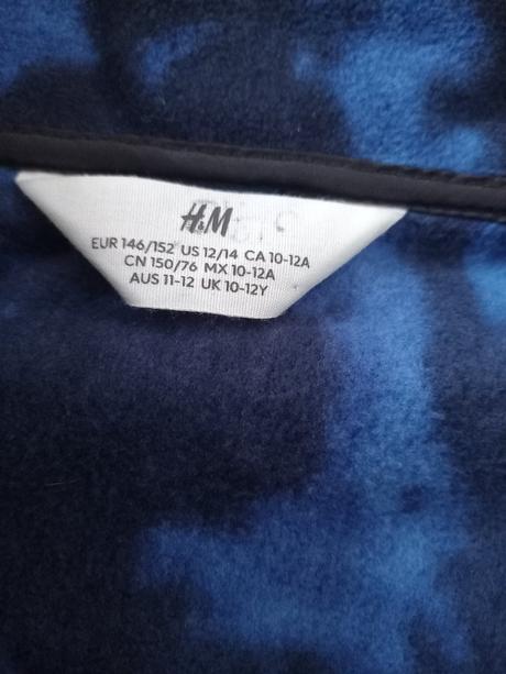 Flisová hybridna bunda 146/152, h&m,146