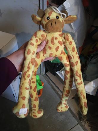 Plyšová hračka na suchý zips, 