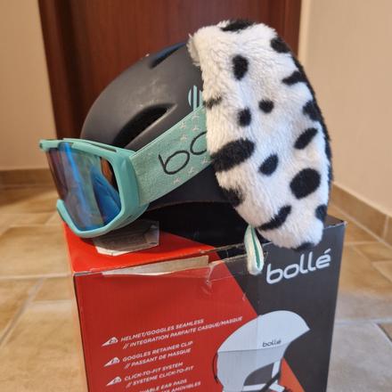 Prilba bollé (54-58) s okuliarmi bollé, bolle,s