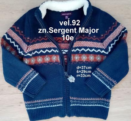 Svetrík veĺ.92, zn. sergent major, sergent major,92