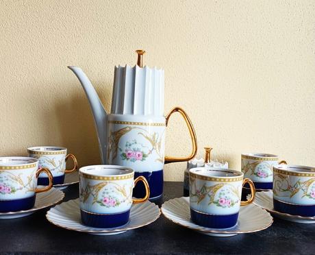 Porcelánová starožitná súprava,