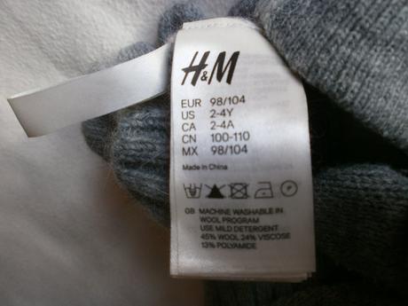 Súprava na zimu č. 110/116, h&m,110