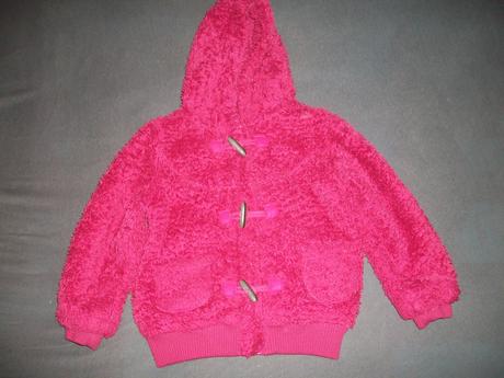 Krasna teplucka hrubsia flisova chlpata bundicka, cherokee,104