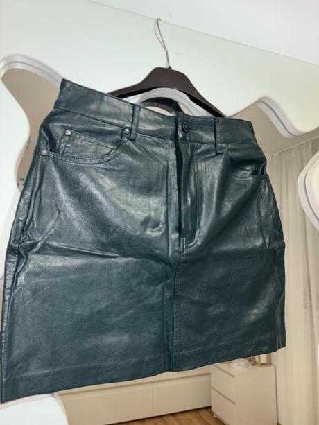 Koženková sukňa pull&bear xs /s, pull&bear,34 / 36 / s / xs