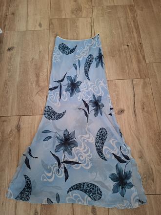 Kvetinova sukna s kratkou podsivkou, s