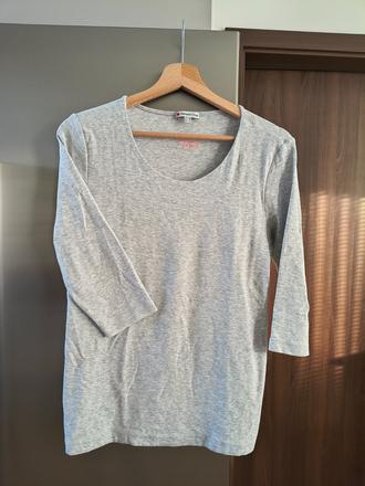 Street oné svetlo sivý bavlnený top m-l, street one,l