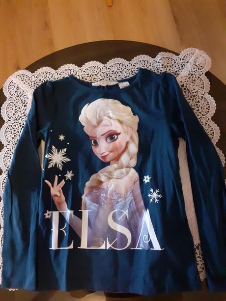 Dievcensky pulover s obrazkom elsy, h&m,116