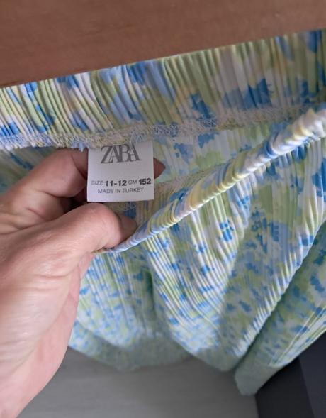 Dievčenské plysovane nohavice, zara,152