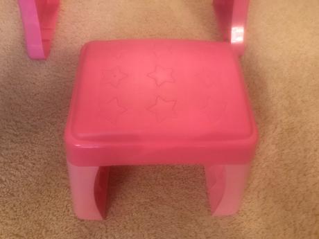 Ružový detský klavir,