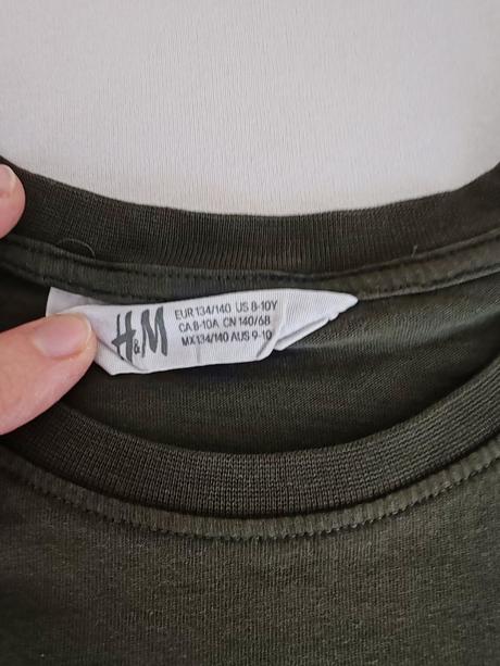 Premieňacie tričká, h&m,134