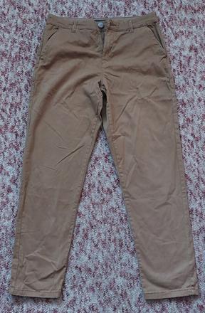 Hnedé nohavice jemne elastické, next,152