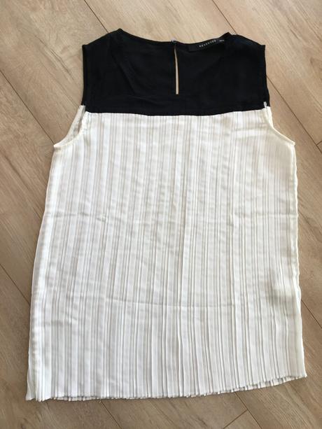 Dámsky čiernobiely top, reserved,34